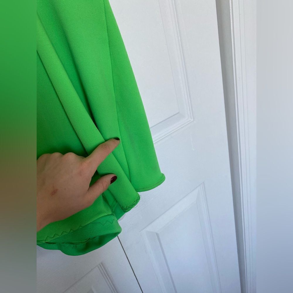 1960s/50s One Piece Lime Green Swimsuit - Picture 5 of 10